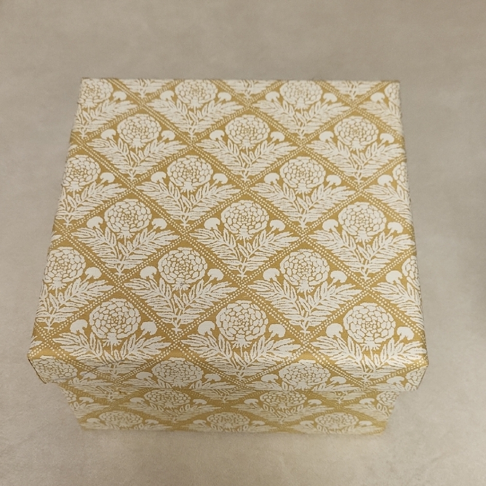 Gold and Cream Decorative Box
